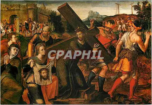 Cartes postales moderne Avignon (Vaucluse) Metropole Notre Dame des Doms Portement de Croix (Sur Bois) Simon de Chalons