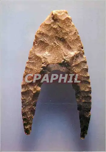 Cartes postales moderne Fayoum (Egypte) Pointe de Fleche Neolithique (Coll Musee de 'Homme)