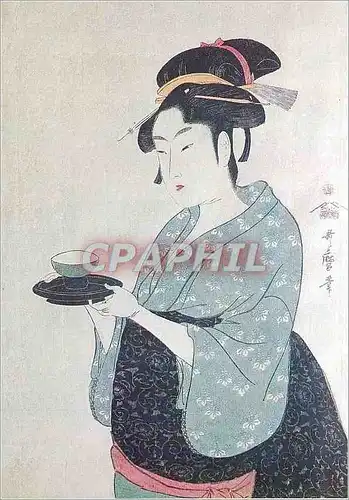 Cartes postales moderne Paris Musee Guimet Utamaro (1753 1806) Maison de The Estampe Japonaise