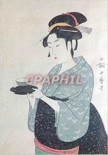 Moderne Karte Paris Musee Guimet Utamaro (1753 1806) Maison de The Estampe Japonaise