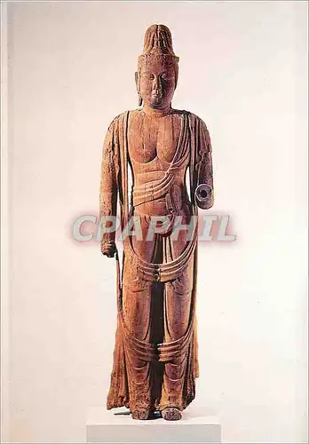 Cartes postales moderne Paris Musee Guimet Bodhisattva Japon VIIIe IXe siecle Bois