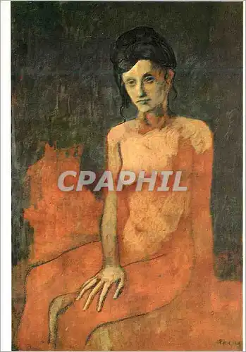 Cartes postales moderne Musee d'Art Moderne Paris Picasso Nu Assis