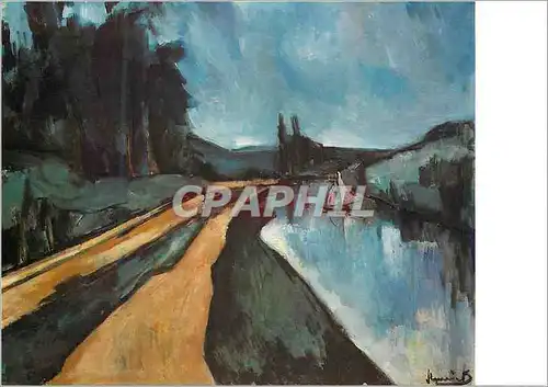 Cartes postales moderne Kunsthalle Bremen Au Bord de la Seine Maurice de Vlaminck (1876 1958)