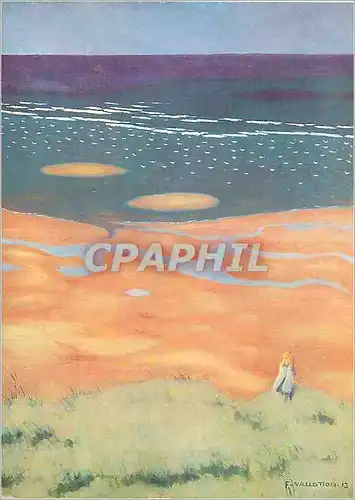 Cartes postales moderne Kunstmuseum Solothurn Dubi Muller Stiftung Maree Haute pres de Houlgate Felix Vallotton (1865 19