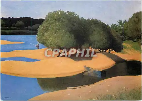 Moderne Karte Kunsthaus Zurich des Sables au Bord de la Loire Felix Vallotton