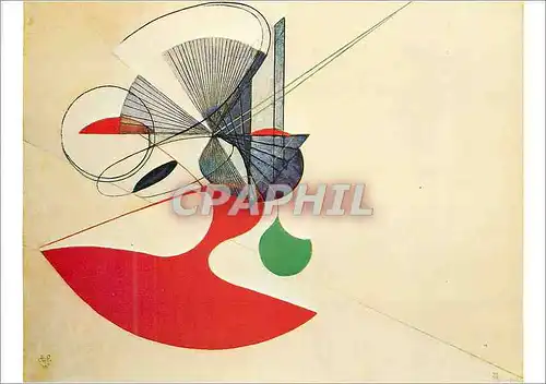 Moderne Karte Paris Musee National d'Art Moderne Antoine Pevsner Tableau Spatial 1944 1948