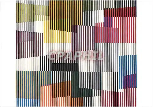 Cartes postales moderne Paris Musee d'Art Moderne de la Ville Agam Effusion Plastique 1956 Depot de l'Artiste