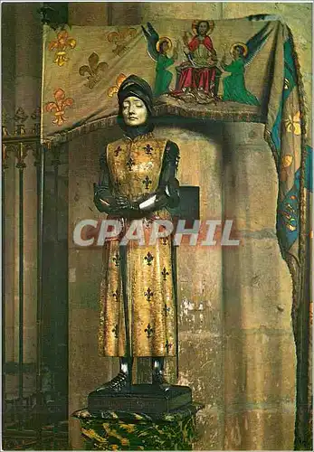 Cartes postales moderne Cathedrale de Reims Statue de Jeanne d'Arc dite Jehanne au Sacre