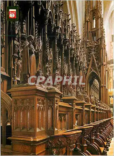Cartes postales moderne Antwerpen Cathedrale Notre Dame Stalles 19me s