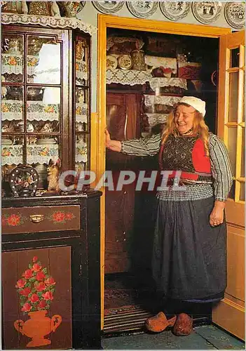 Moderne Karte Holland Marker Klederdracht Folklore Fer a cheval