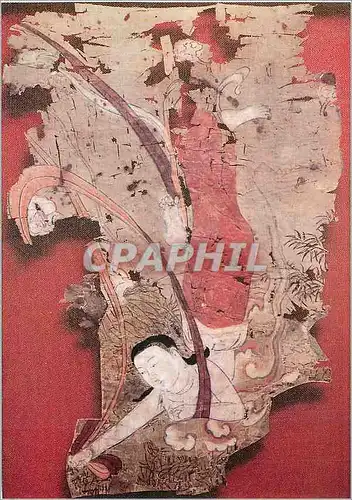 Cartes postales moderne Paris Musee Guimet Sacrifice du Bodhisattva a Tigresse Affamee Chine Xinjiang et Dunhuang VIIIe