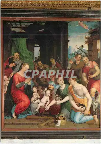 Cartes postales moderne Avignon (Vaucluse) Eglise Saint Pierre Adoration des Bergers Simon de Chalons (XVIe s)