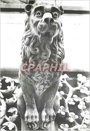 Cartes postales moderne Eglise Notre Dame de Dijon Facade Gargouilles Realisees de 1866 a 1881 par le Sculpteur Lagoule