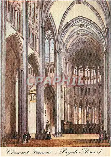 Cartes postales moderne Clermont Ferrand (Puy de Dome) Au Temps Jadis La Cathedrale