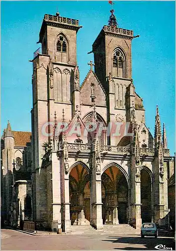 Moderne Karte Semur en Auxois (Cote d'Or) Eglise Notre Dame