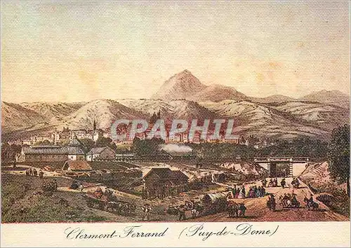 Cartes postales moderne Clermont Ferrand (Puy de Dome) Au Temps Jadis Vue prise de la Route de Lyon