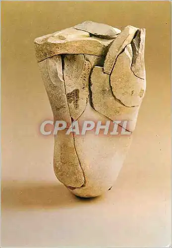 Cartes postales moderne Musee de l'Homme exposition Les Premiers Habitants de l'Europe Nucleus de Terra Amata avec ses E