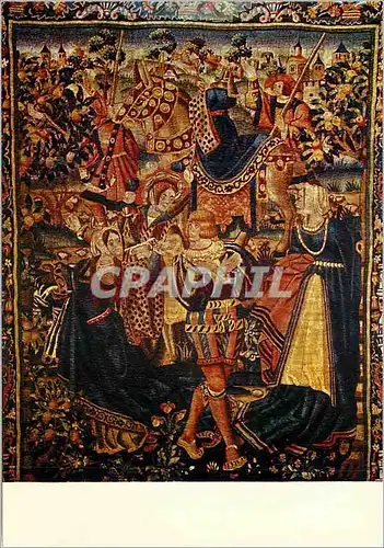 Cartes postales moderne Beaune (Cote d'Or) L'Hotel Dieu Tapisserie de Tournai debut du 16e Siecle Parabole de l'enfant P