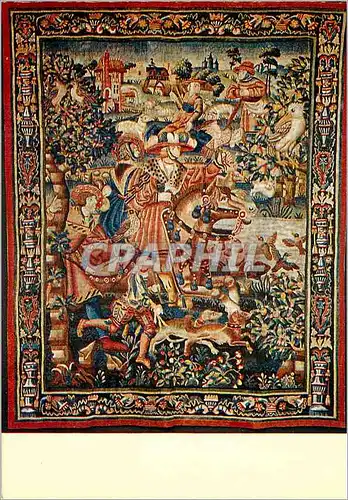 Cartes postales moderne Beaune (Cote d'Or) L'Hotel Dieu Tapisserie de Tournai debut du 16e Siecle Parabole de l'enfant P
