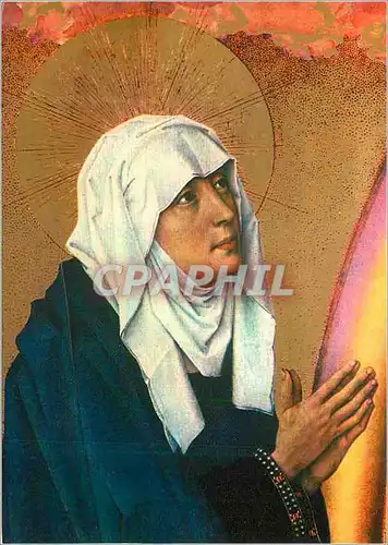 Cartes postales moderne Hospice de Beaune Retable du Jugement dernier La Vierge Marie (detail)