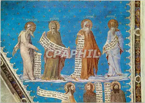 Cartes postales moderne Avignon Palais des Papes Salle de la Grande Audience Fresque des Prophetes (1352)