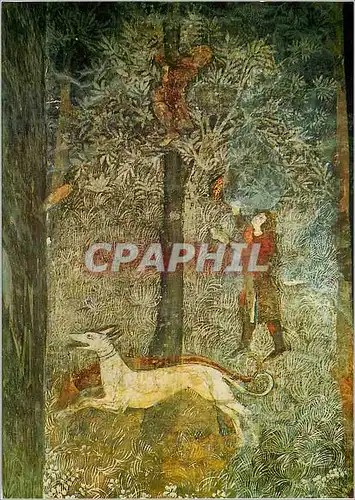 Cartes postales moderne Avignon Palais des Papes Chambre de Cerf Denicheurs d'Oiseaux Fresque de Matteo Giovanetti (1343