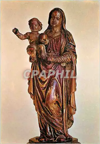 Cartes postales moderne Tarascon sur Rhone Collegiale Royale de Sainte Marthe Statue Venerable de Notre Dame du Chateau