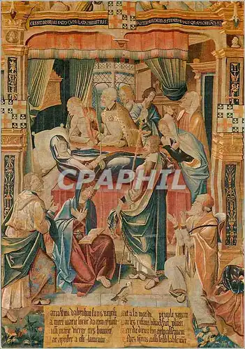Moderne Karte Cathedrale de Reims Tapisseries de la Vie de la Vierge Dormition de la Vierge