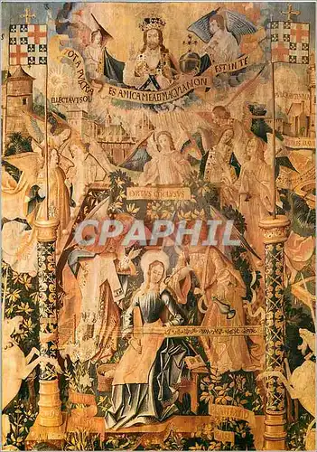 Cartes postales moderne Cathedrale de Reims Tapisseries de la Vie de la Vierge Les Travaux de Marie
