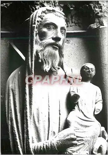 Cartes postales moderne Cathedrale de Reims Facade Occidentale Portail de droite Simeon