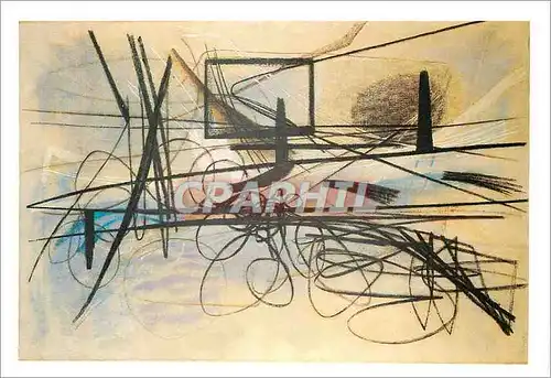 Cartes postales moderne Musee d'Art Moderne de la Ville de Paris Hans Hartung ne en 1904 Composition 1946