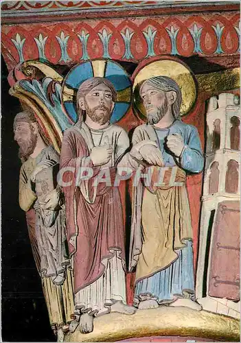 Cartes postales moderne Issoire (Puy de Dome) Eglise St Austremoine (XIIe S) Apparition du Christ a St Thomas