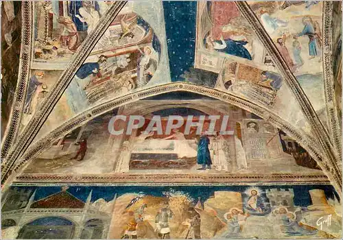 Cartes postales moderne Avignon (Vaucluse) Le Palais des Papes Oratoire Saint Martial Fresque Saint Martial fresque Mura