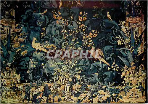 Cartes postales moderne Chenonceau (Indre et Loire) Les Chateaux de la Loire Cabinet vert La Tapisserie des Paons