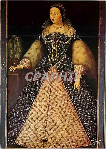 Cartes postales moderne Catherine de Medicis (1519 1589) Reine de France Epouse d'Henri II (Coll Chateau de Chaumont sur