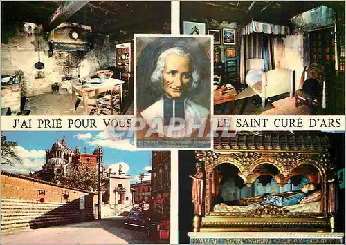 Moderne Karte J'ai Prie pour vous Le Saint Cure d'Ars (Ain)