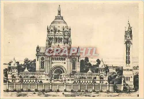 Moderne Karte Basilique de Lisieux Vue Generale du Projet