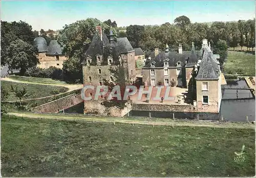 Cartes postales moderne En Avion Au dessus de Meslay sur Maine (Mayenne) Le Chateau des Arcis