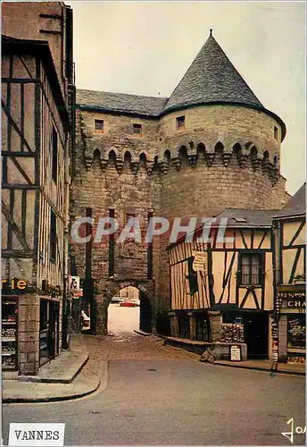 Moderne Karte Vannes La Bretagne en Couleurs La Porte Prison