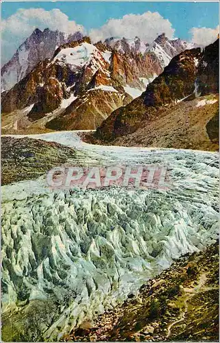 Cartes postales moderne Chamonix Mont Blanc Glace et les Grandes Jurasses