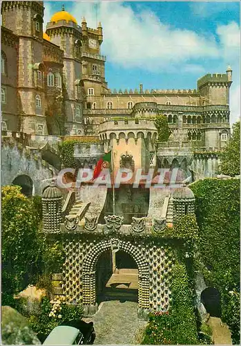 Cartes postales moderne Sintra (Portugal) Palacio Nacional de pena Porte Arabe