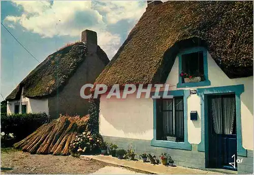 Cartes postales moderne La Briere La Bretagne en Couleurs Chaumiere