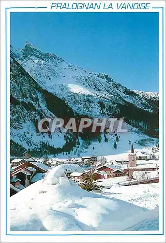 Moderne Karte Pralognan la Vanoise Altitude 1450 m Savoie France