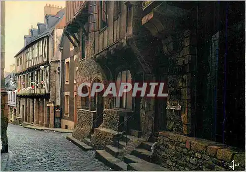 Cartes postales moderne Vannes (Morbihan) La Bretagne en Couleurs Vieilles Maisons dans la Rue Saint Guenhael