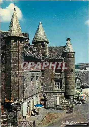Moderne Karte Salers (Cantal) Alt 950 m Siege du Bailliage de la Haute Auvergne jusqu'en 1789 Vieux Hotels du