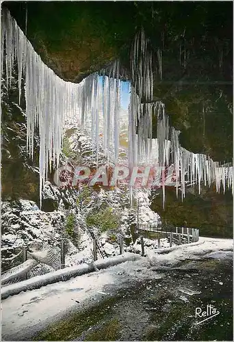 Moderne Karte Les Gorges du Cians en Hiver les Alpes Moritimes Route de Touet sur Vor a Beuil