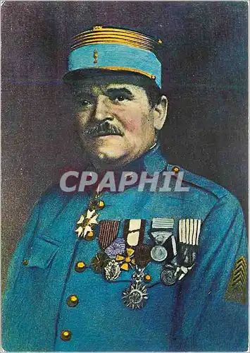 Moderne Karte Commandant Reynal Heroique defenseur du fort de Vaux Verdun 1916 Militaria
