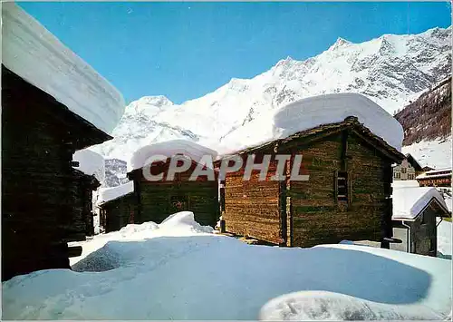 Cartes postales moderne Bei Saas Fee (1800 m)