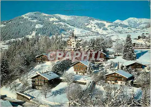 Cartes postales moderne Gstaad Oberdort Hotel Alpina Rellerti und Hugeli