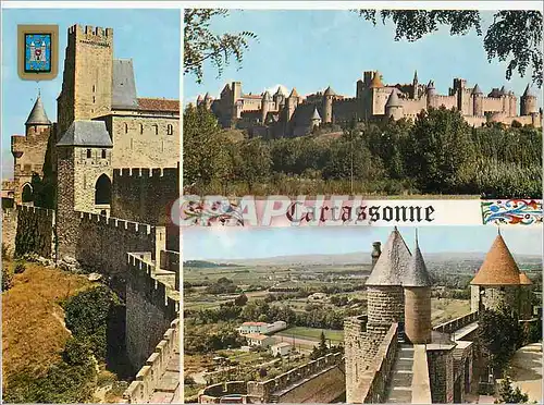 Cartes postales moderne Carcassonne Arts et Couleurs de l'Aude Cite Historique (XIIe au XIVe) Divers Aspecte de la Cite